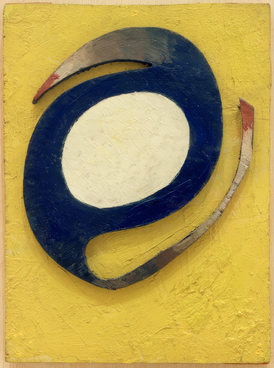 Blå afsnit af Kurt Schwitters