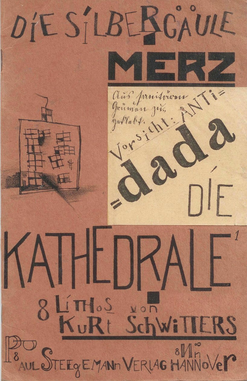 Katedralen. Sølvhesten, 1920. af Kurt Schwitters