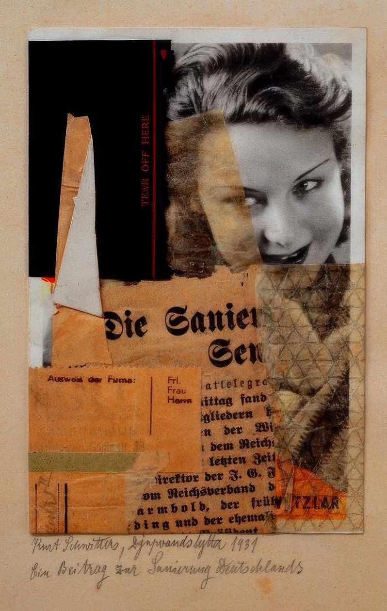 Et bidrag til rehabiliteringen af ​​Tyskland af Kurt Schwitters