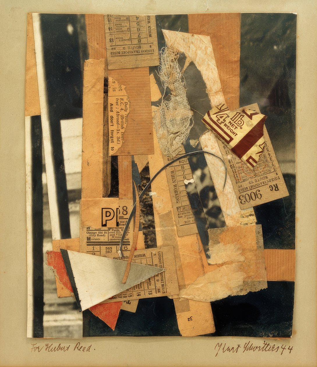 For Herbert Read af Kurt Schwitters