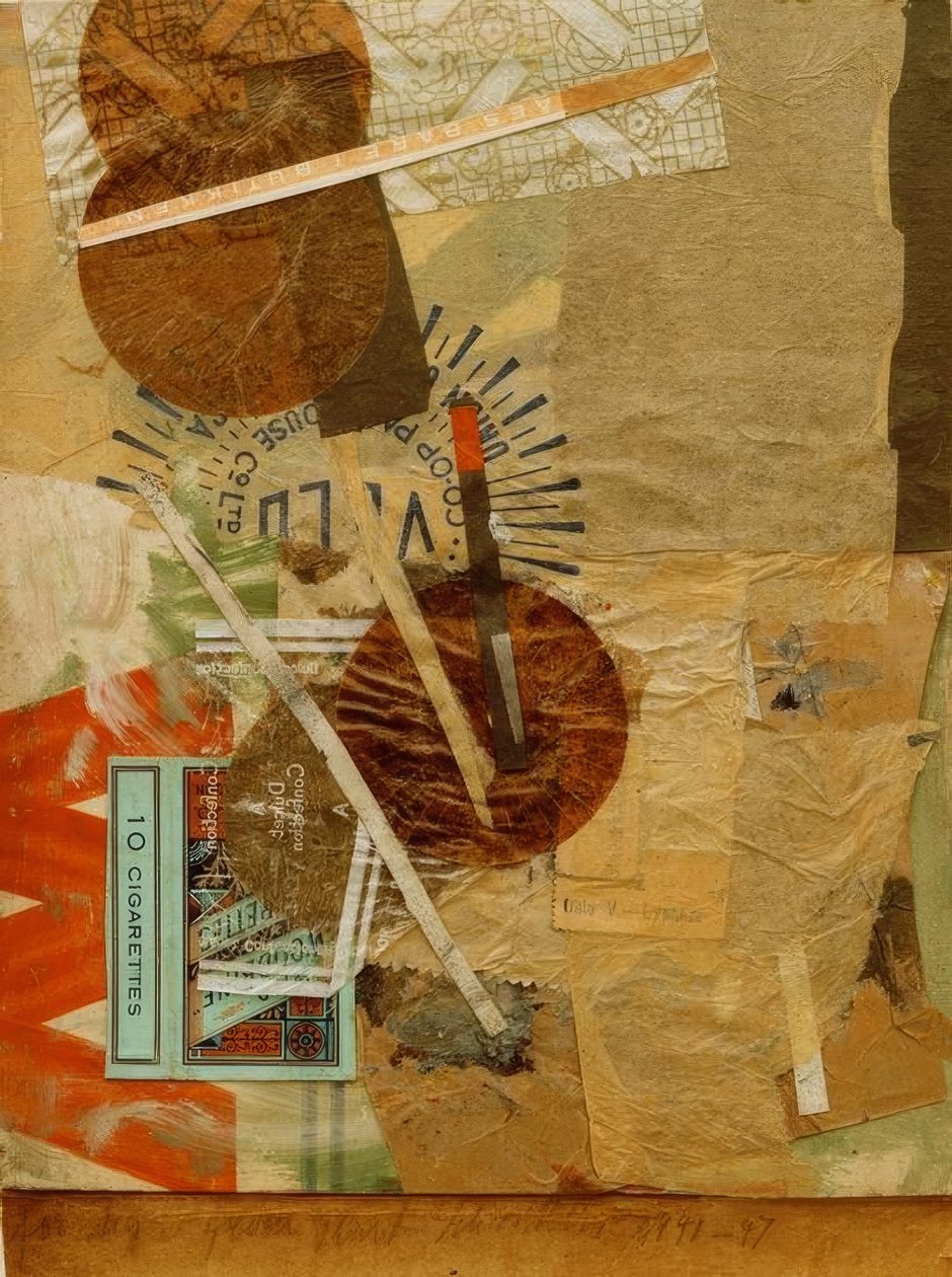 For Higu (Merzzeichnung) af Kurt Schwitters