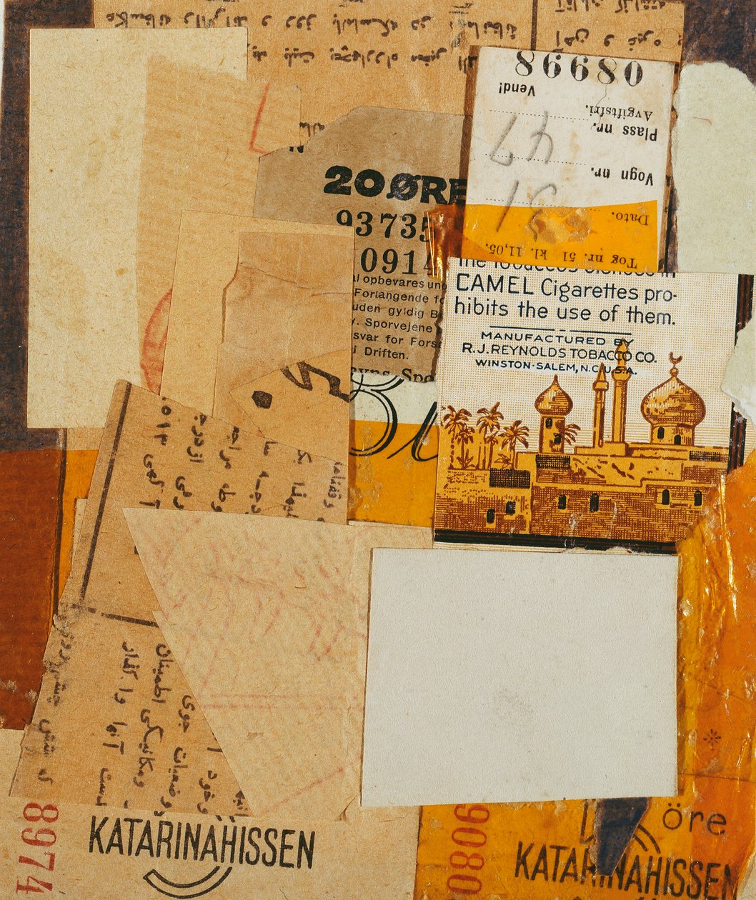 Katarinahissen, 1936 af Kurt Schwitters