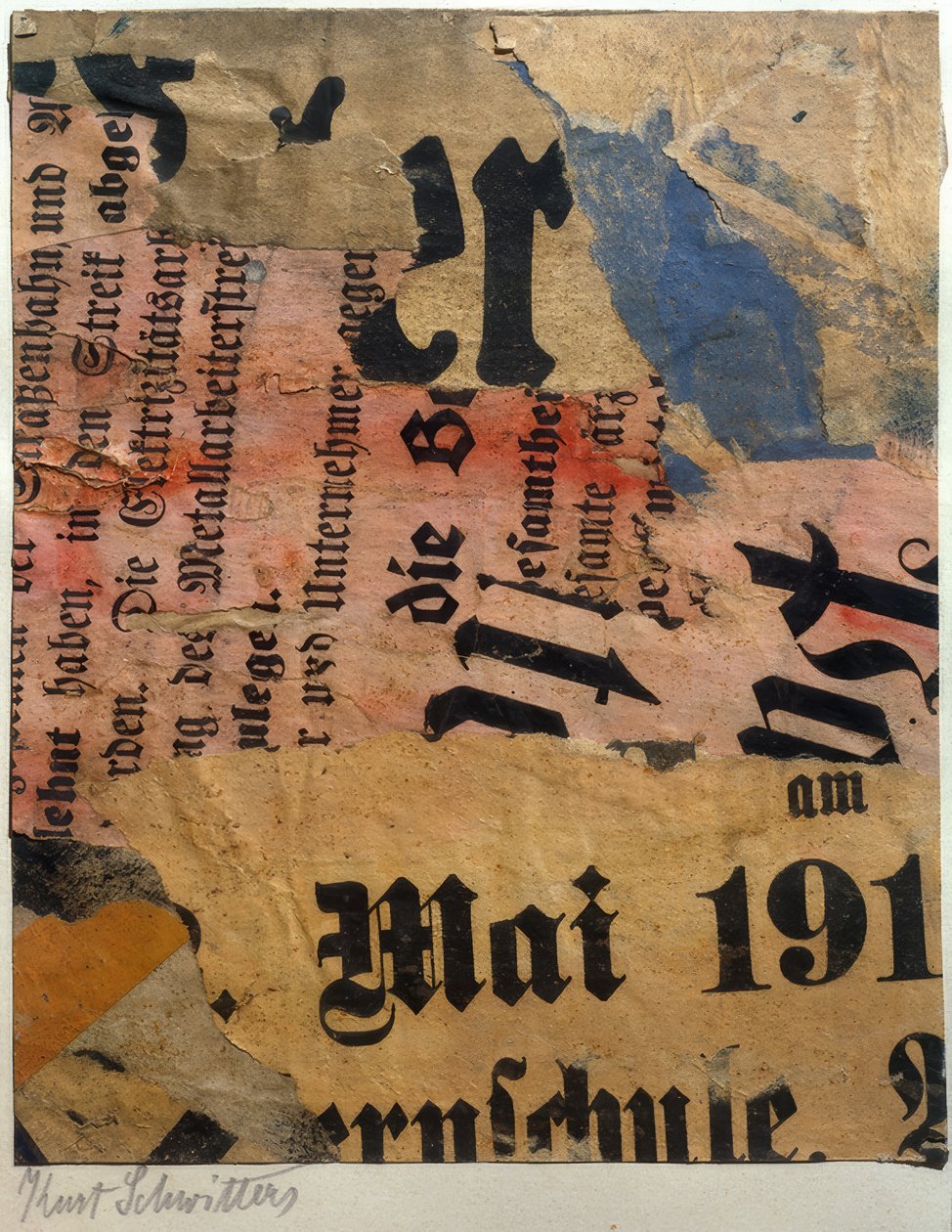 maj 191 af Kurt Schwitters