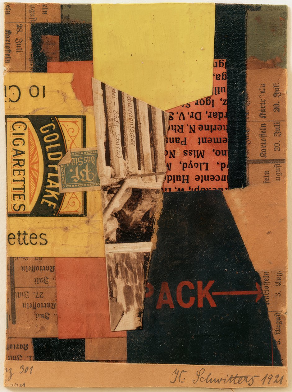Merz 301 - kartofler af Kurt Schwitters