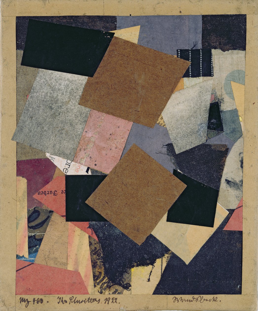 Merz 463, 1922 af Kurt Schwitters