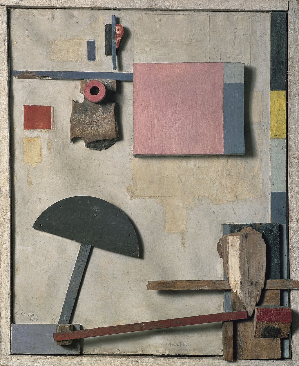Merzbild Kijkduin, 1923 af Kurt Schwitters