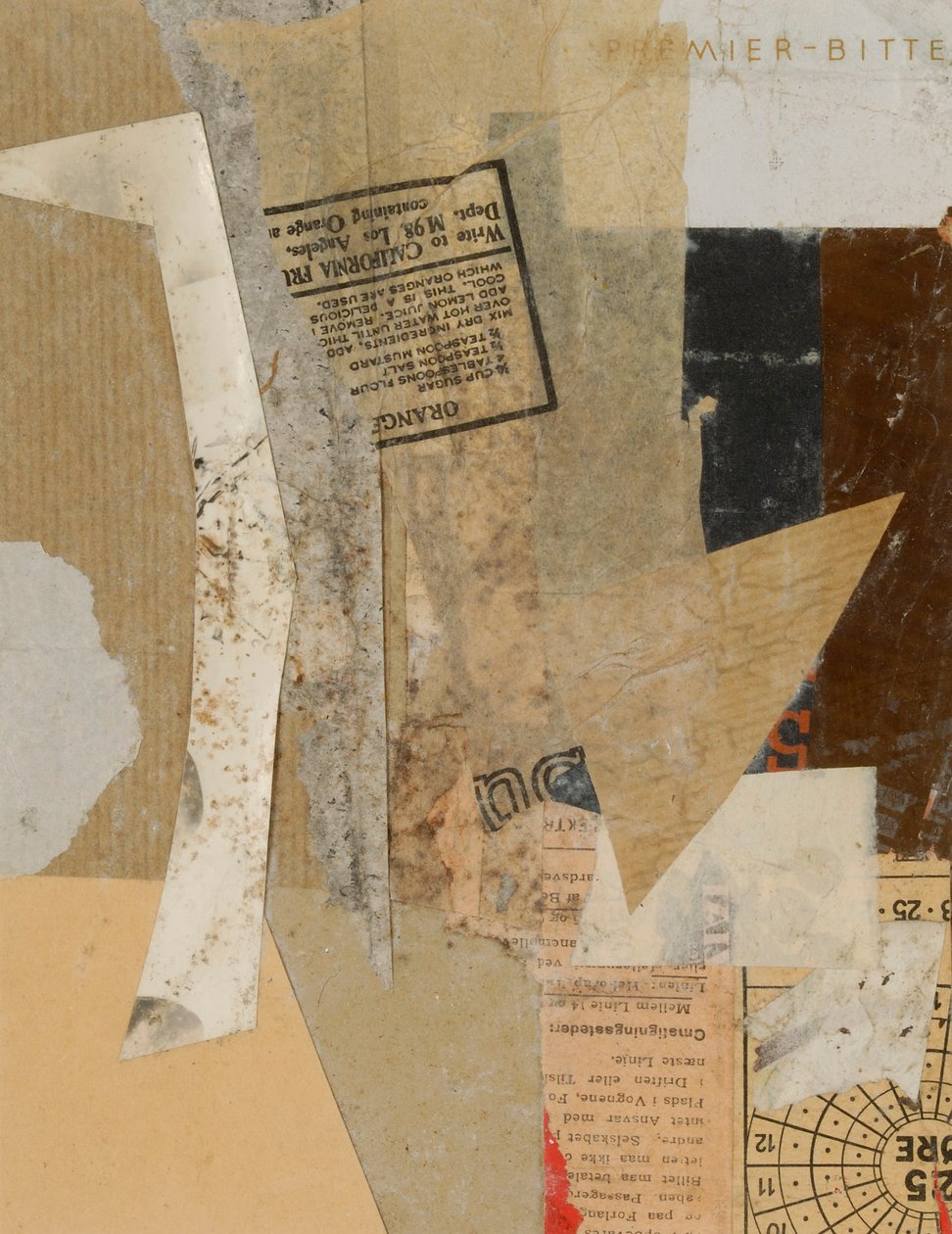 Venligst, 1946 af Kurt Schwitters