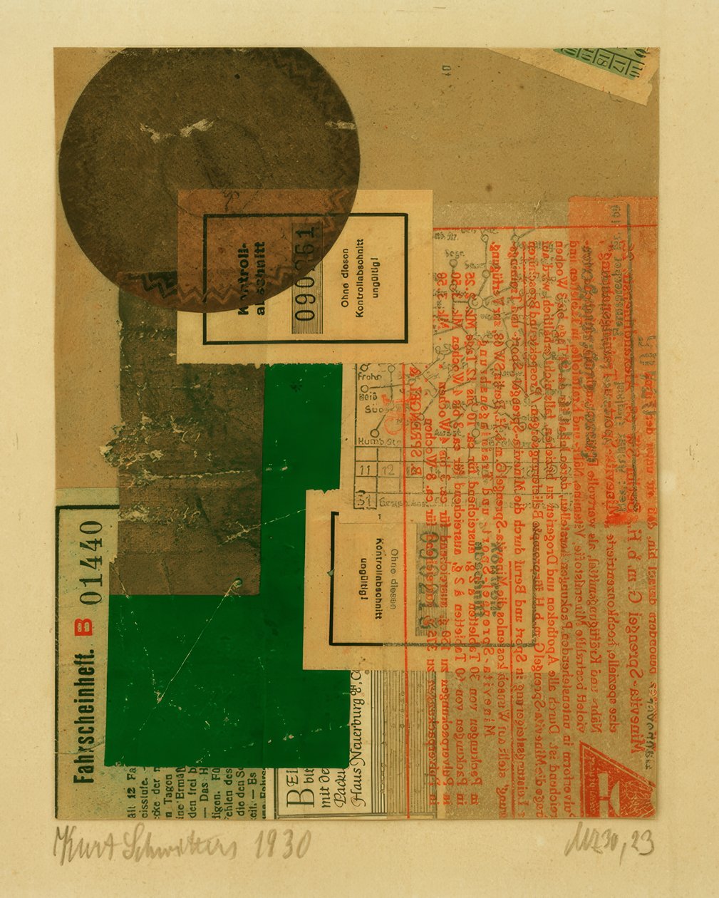 Mz 30,23 af Kurt Schwitters