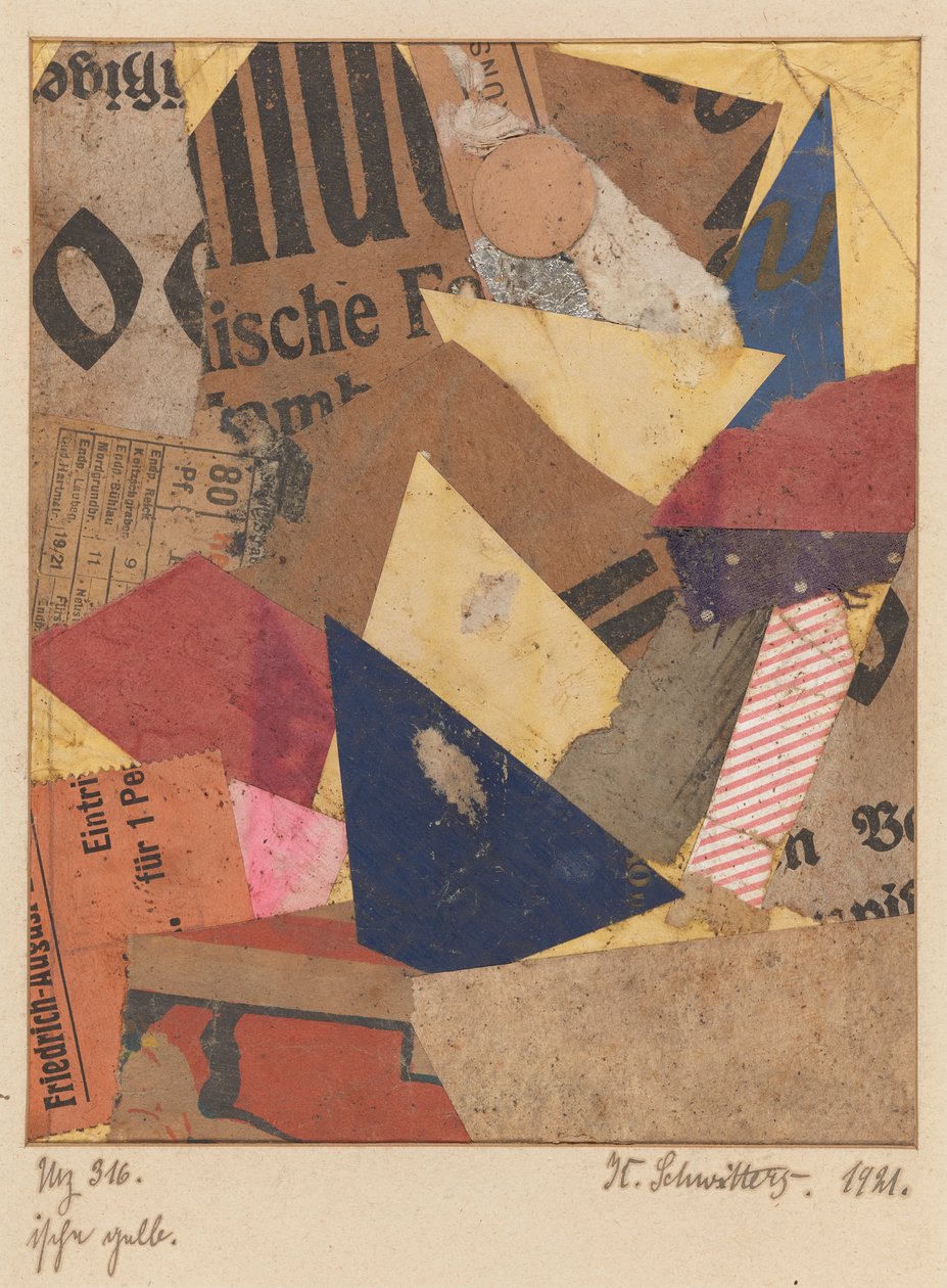 Mz 316 ische gul (Mz 316 ische gul) af Kurt Schwitters