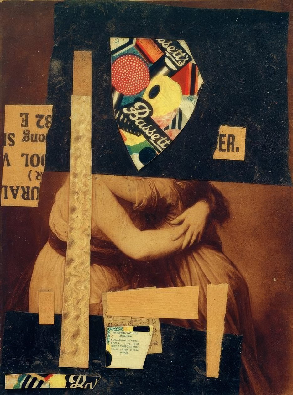 Uden titel (Bassett) af Kurt Schwitters
