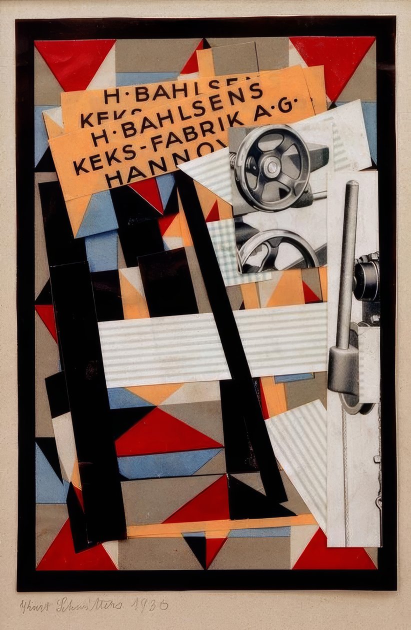 Uden titel (H.Bahlsens kiksefabrik A.G.) af Kurt Schwitters