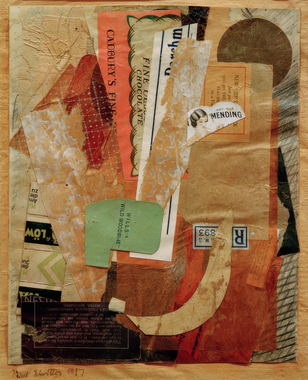 Unavngivet (retter) af Kurt Schwitters