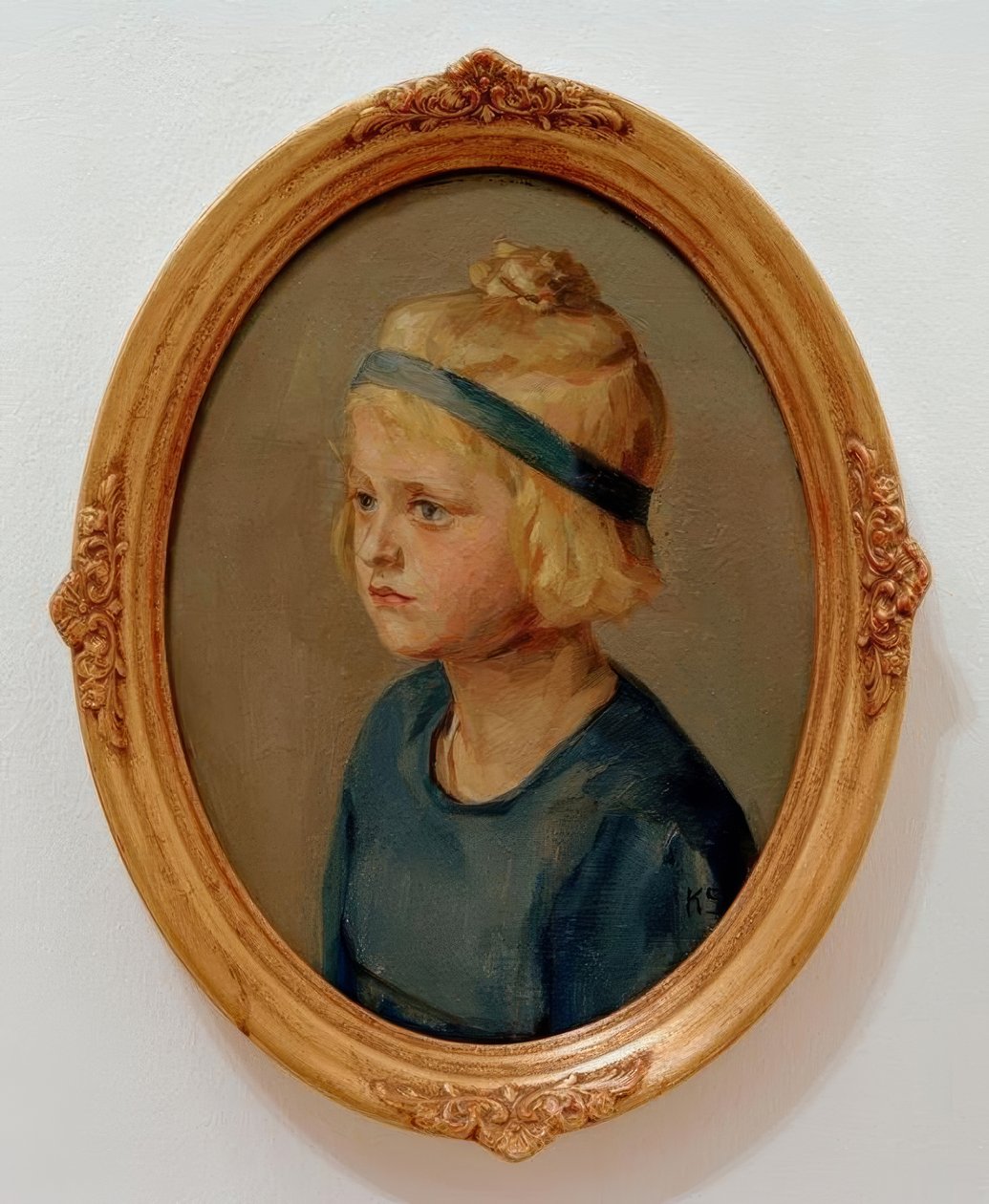 Uden titel (portræt af Maria Oehlmann) af Kurt Schwitters