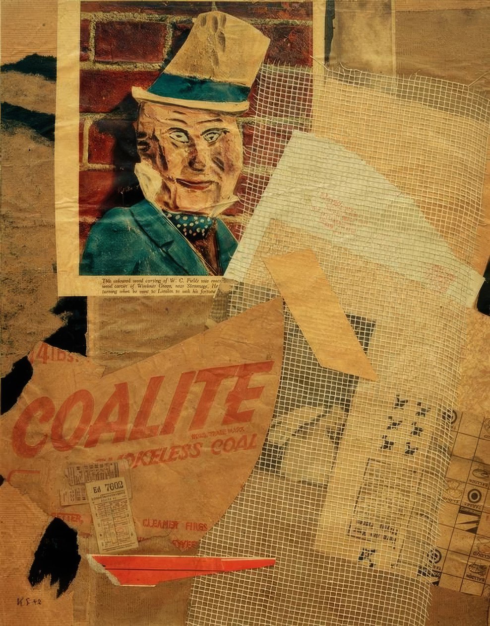Uden titel (W.C. Fields) af Kurt Schwitters