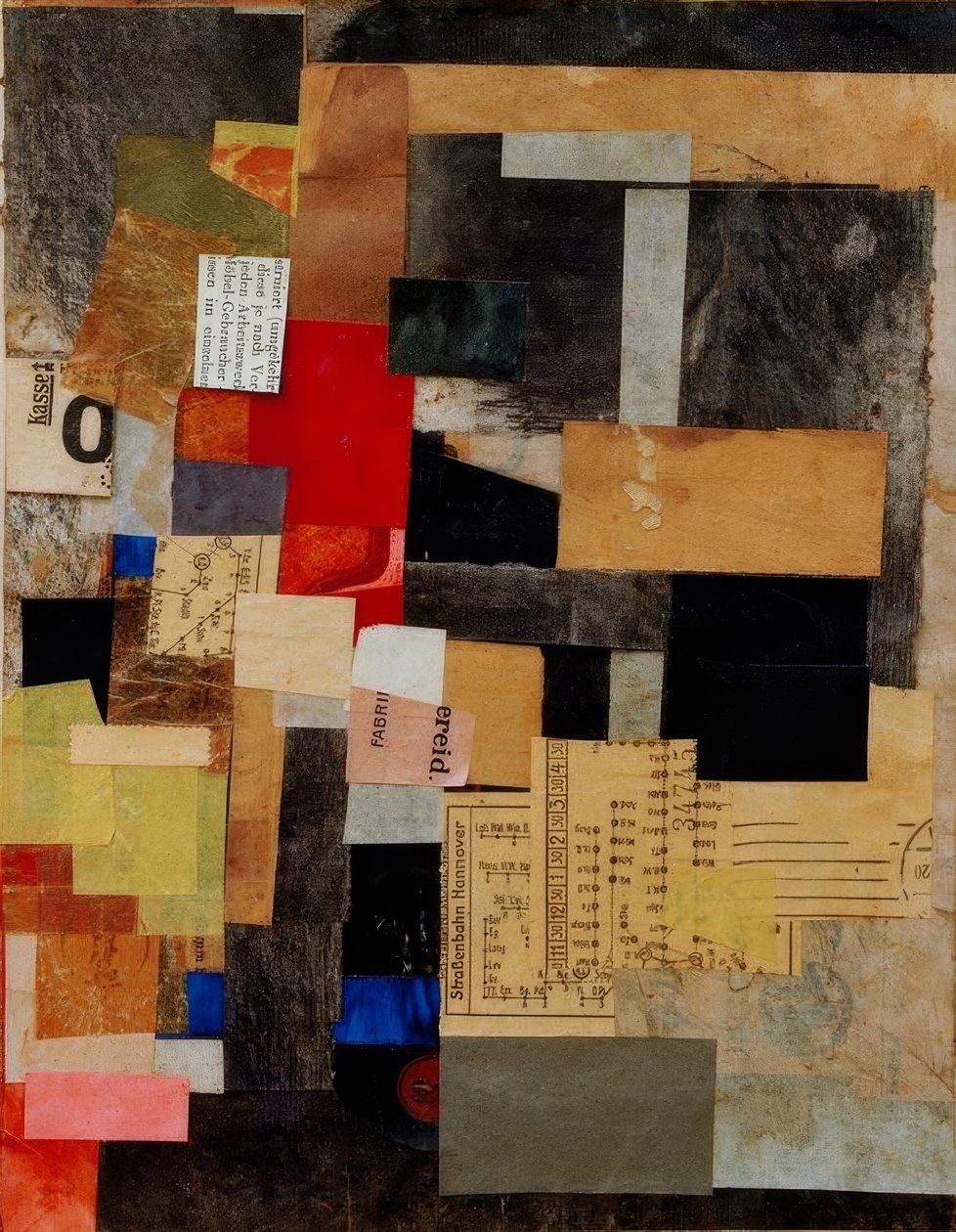 Uden titel (ereid.) af Kurt Schwitters