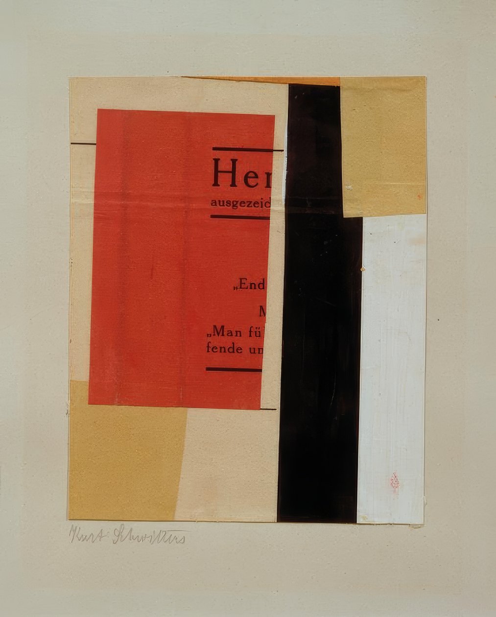 Uden titel af Kurt Schwitters