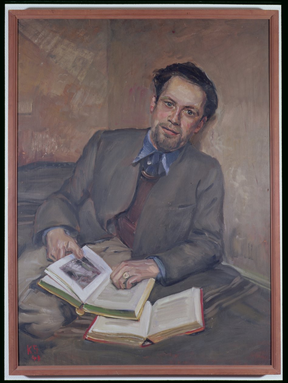 Portræt af Fred Uhlman, 1940 af Kurt Schwitters