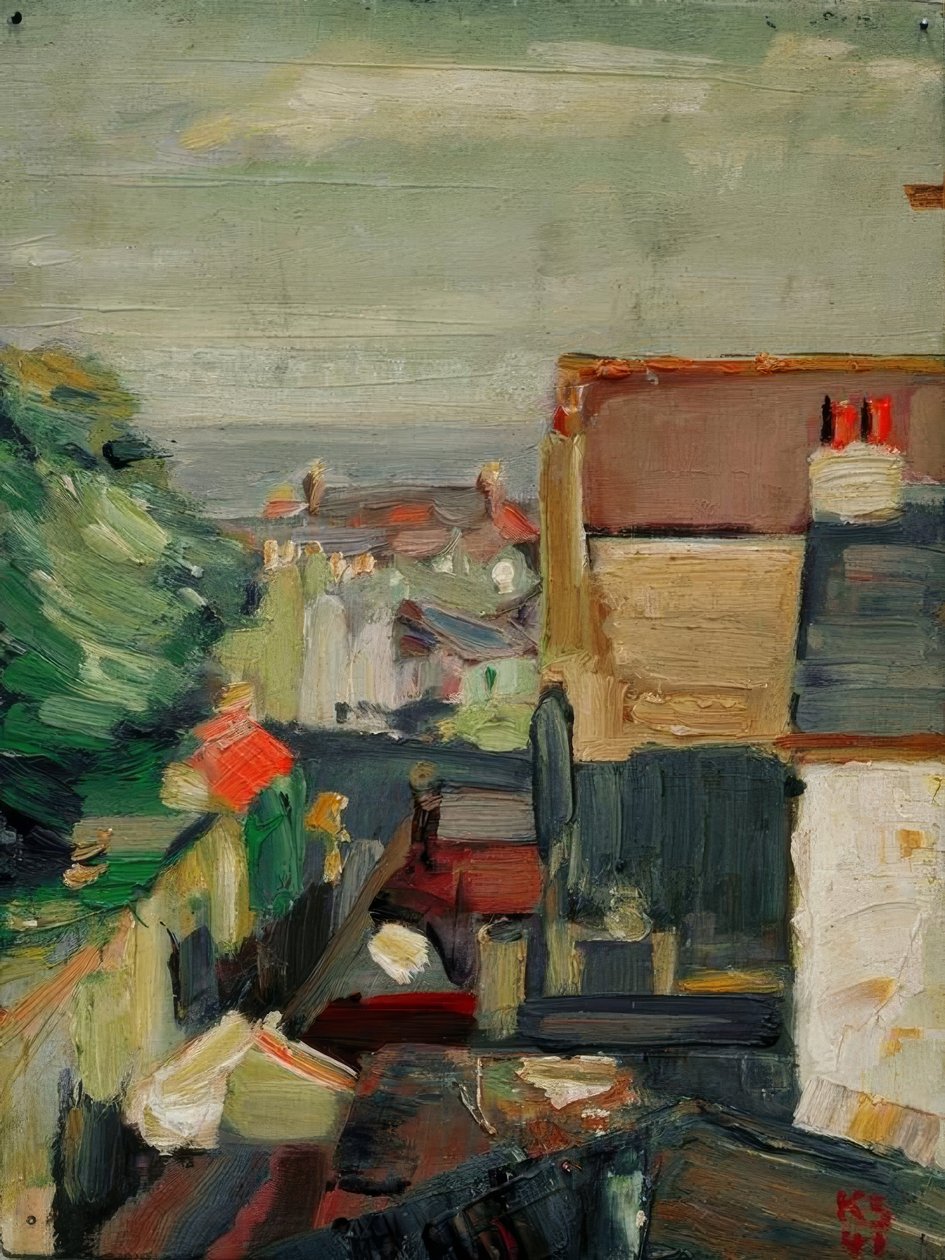 Landskab fra Douglas af Kurt Schwitters