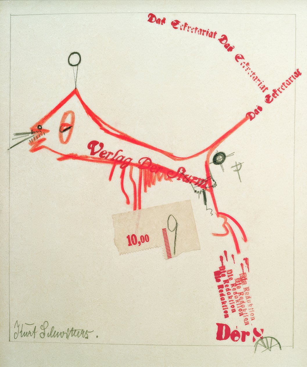 Forlaget Der Sturm af Kurt Schwitters
