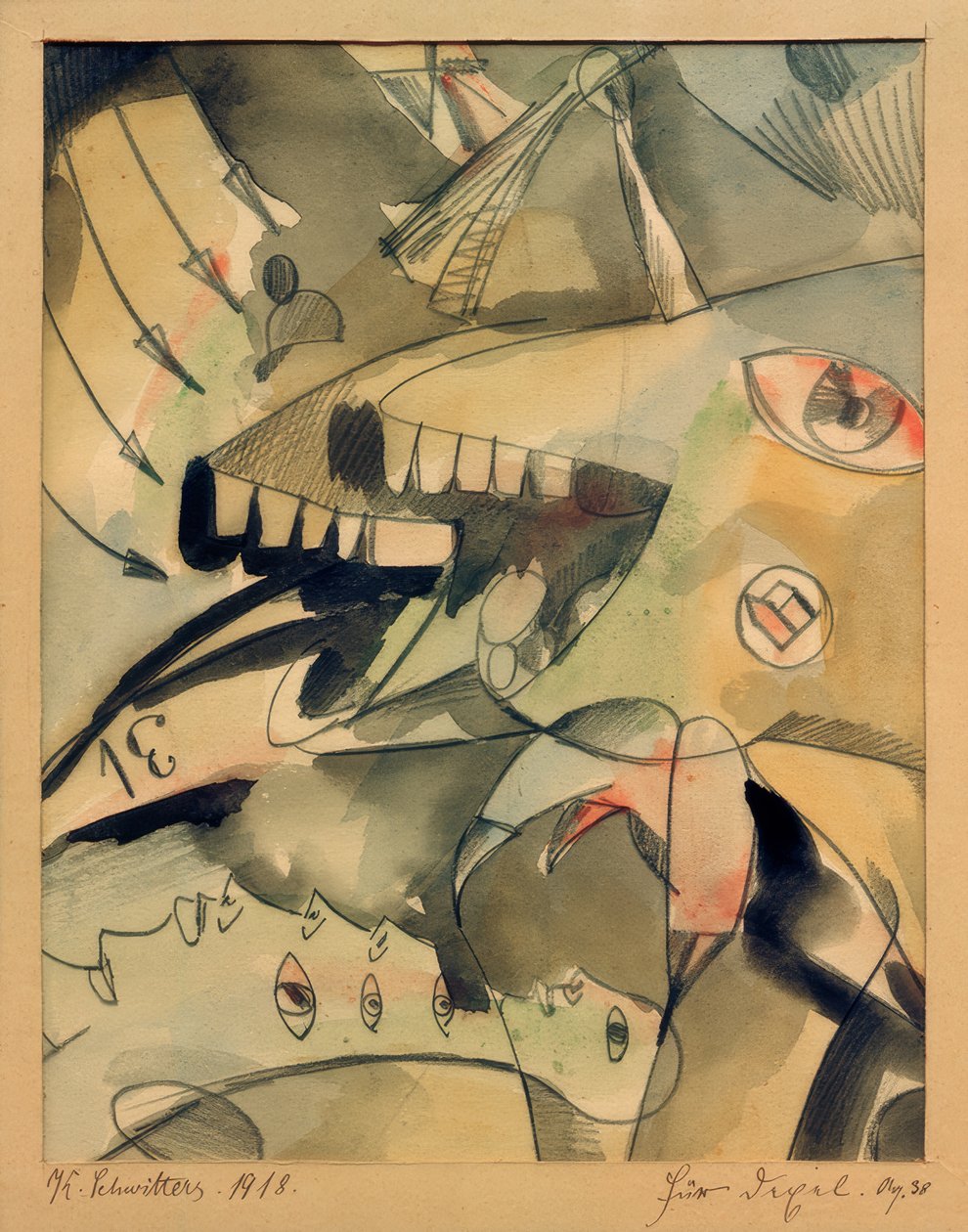 til Dexel. Aq 38 af Kurt Schwitters
