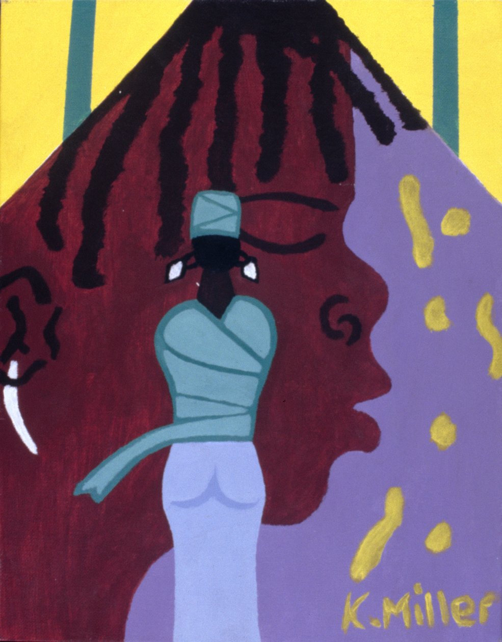 Mental Bondage, 2005 (akryl på lærred) af Kurtis L. Miller