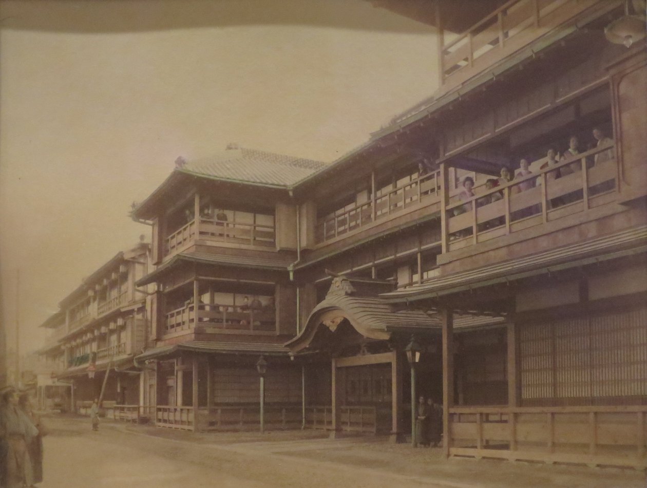 Yoshiwara -distriktet i Tokyo af Kusakabe Kimbei
