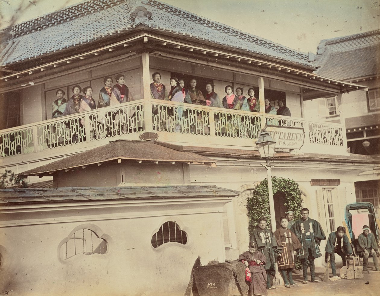 [Geisha House] af Kusakabe Kimbei