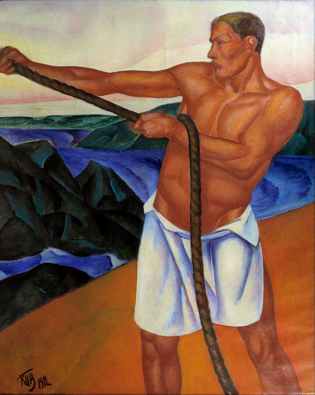 Arbejderen af Kuzma Petrov Vodkin