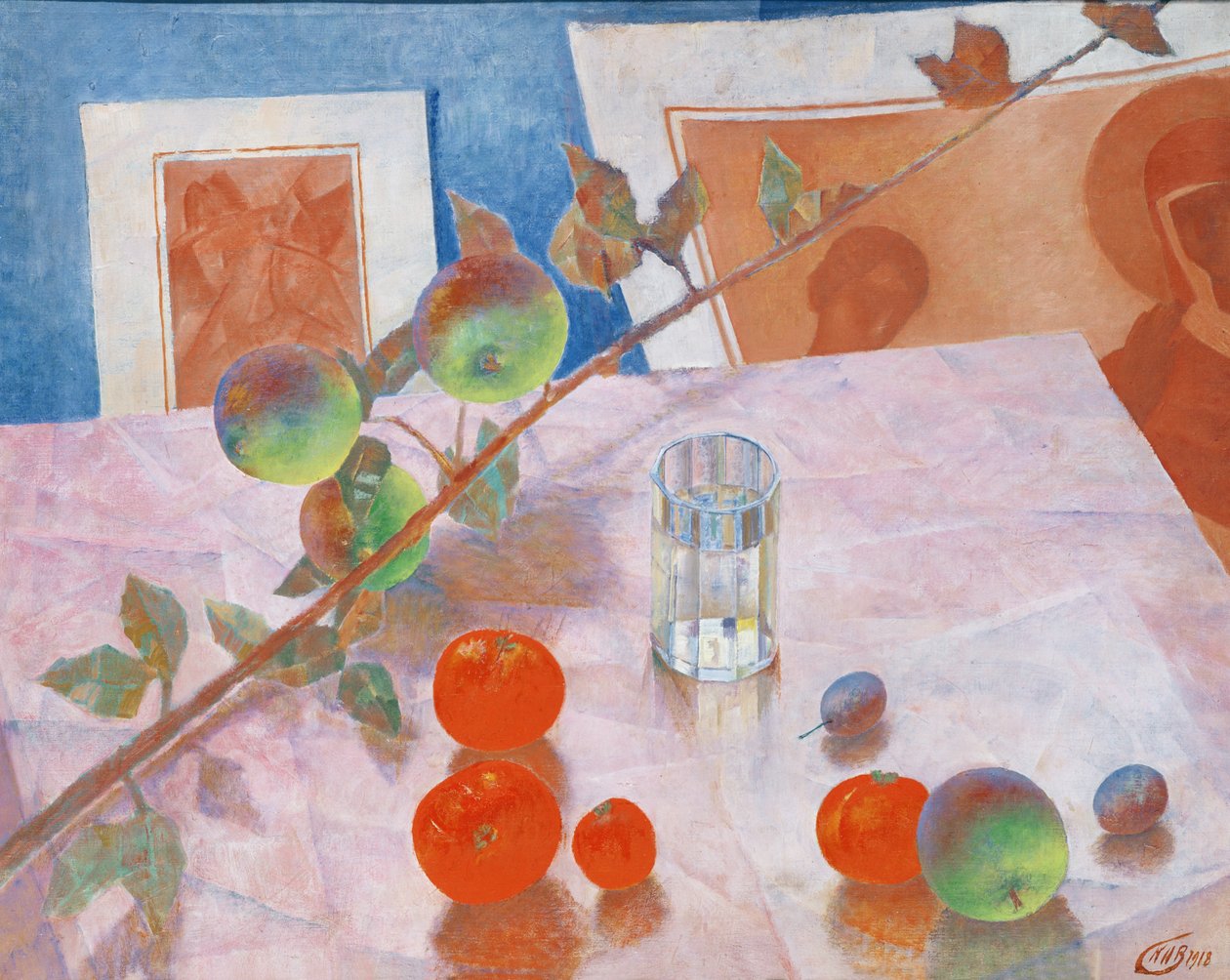 Stilleben, 1918 af Kuzma Sergeevich Petrov Vodkin