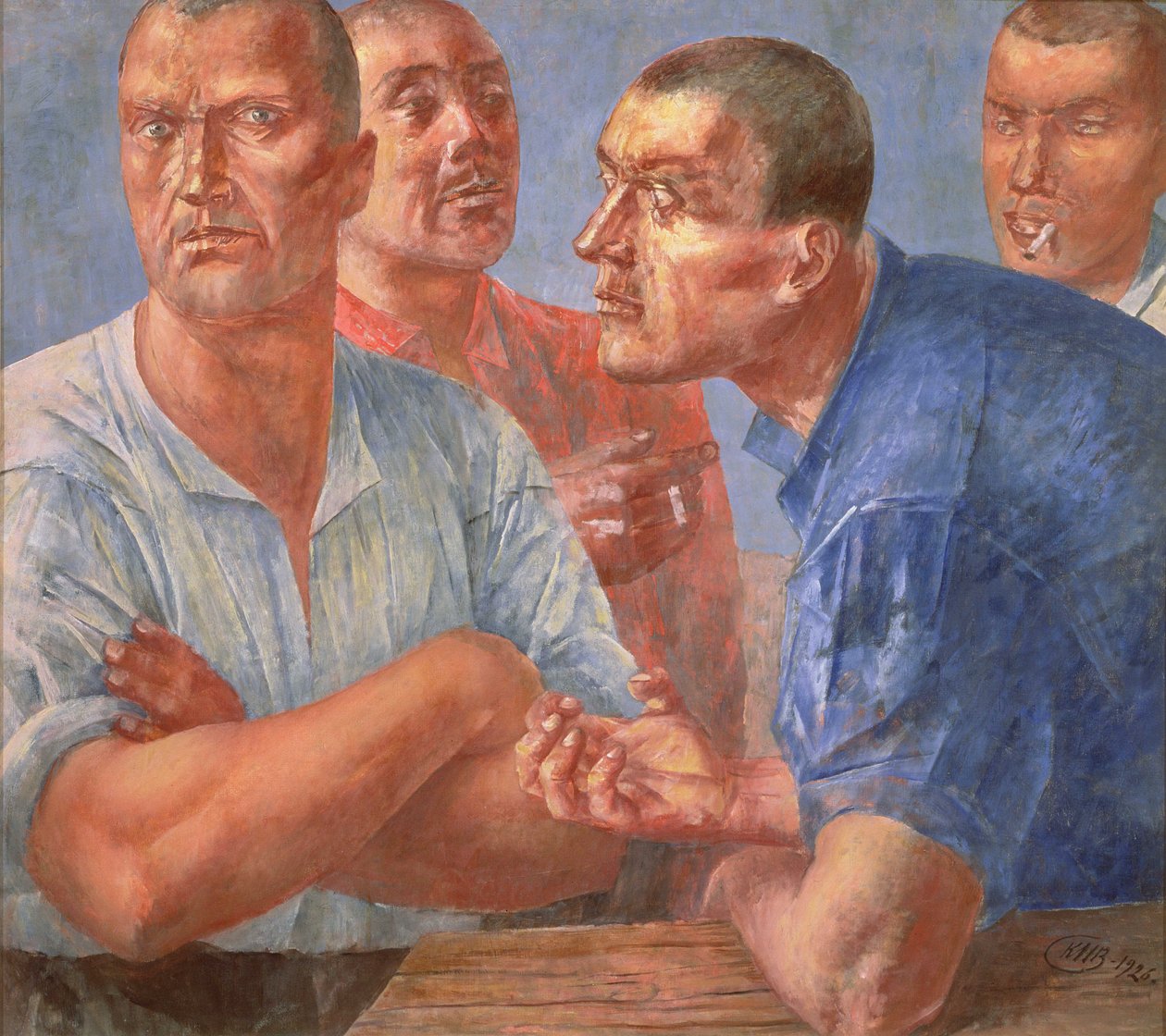 Arbejdere af Kuzma Sergeevich Petrov Vodkin