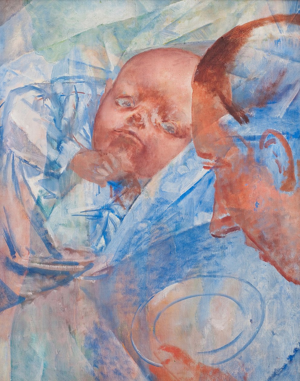Mor og barn, 1922 af Kuzma Sergeevich Petrov Vodkin