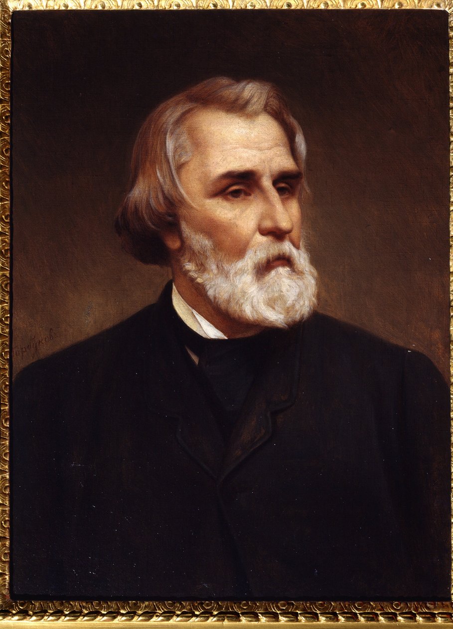 ""Portræt af Ivan Sergeievitch Tourgueniev (Turgenev af Kyrill Antonovitch Gorbunov
