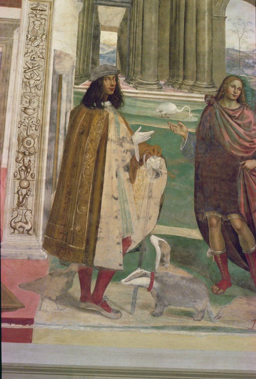 Den hellige Benedikts liv (detalje) af L. and Sodoma, G. Signorelli
