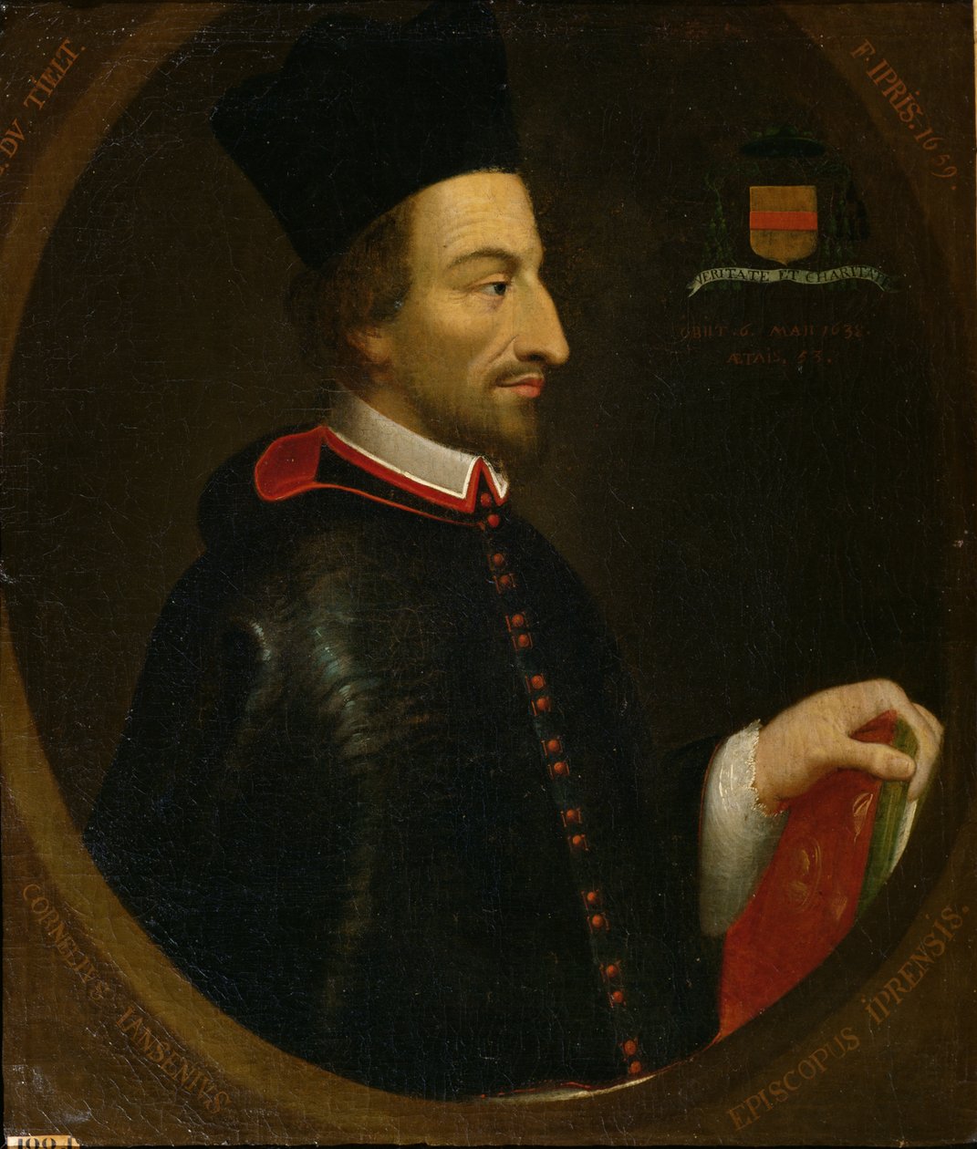 Cornelius Jansen (1585-1638) biskop i Ypres af L. Duthielt