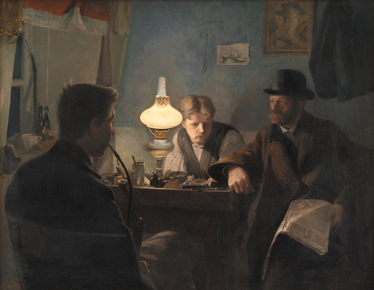 Et besøg på et skomagerværksted af Laurits Andersen Ring