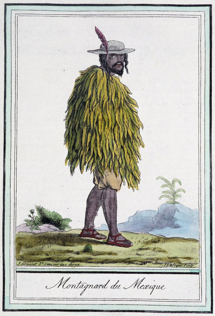 Montagnard of Mexico - i "" Encyclopedia of Travels"" af J. Grasset St. Sauveur, red. Paris af L.F. Labrousse
