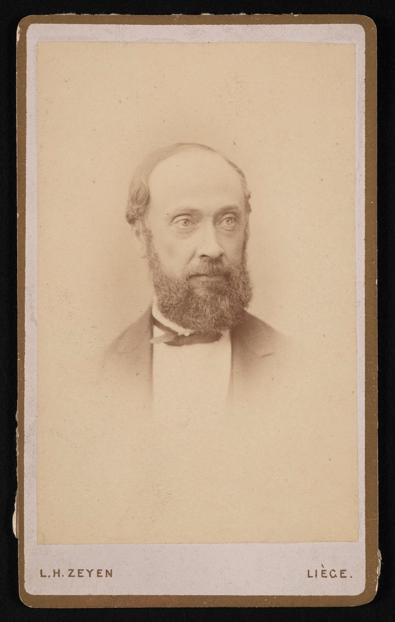 Portræt af Dr. G. Demailque, før 1876. af LH Zeyen