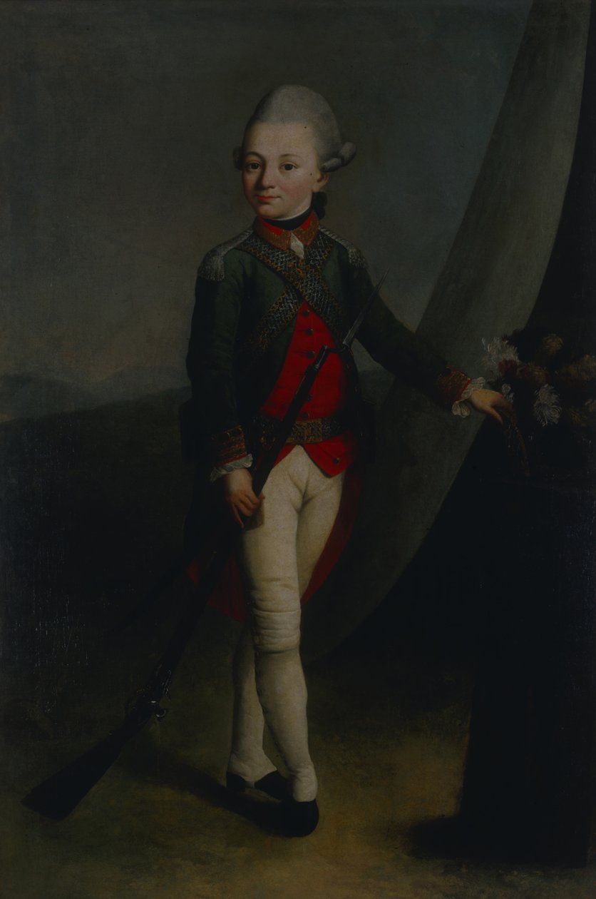 Portræt af Pyotr Alexeyevich Turchaninov 1769-1815, 1777 af L.S. Stanishchevsky