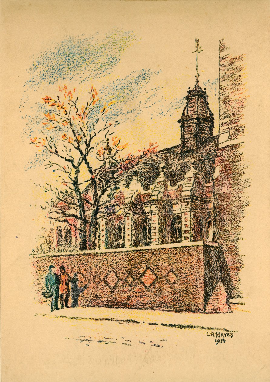 Lambeth Palace, 1924. af L. A. Hayes