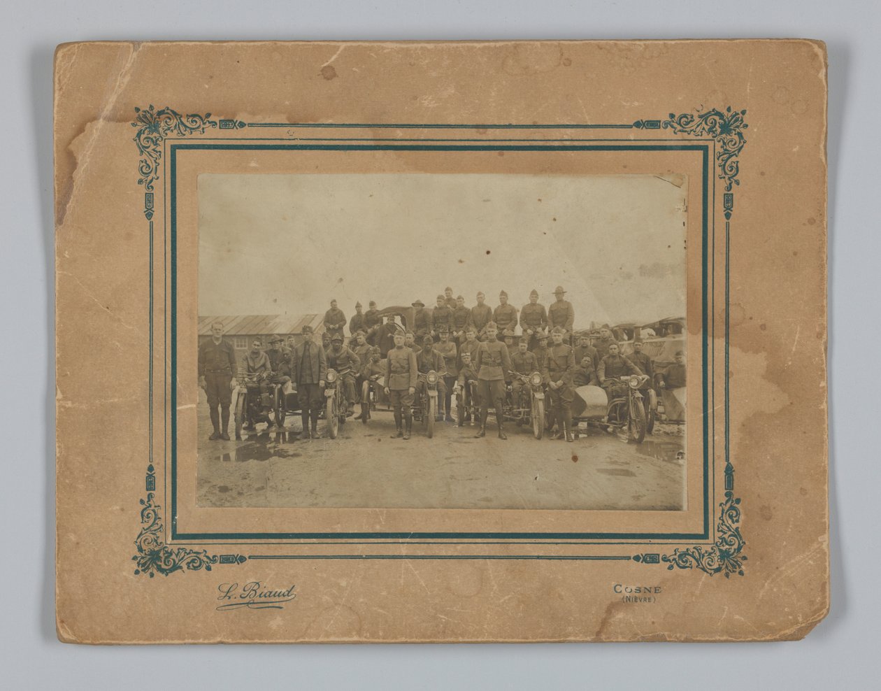 Fotografi af integrerede amerikanske ekspeditionsstyrker i Frankrig, 1917-1919. af L. Biaud