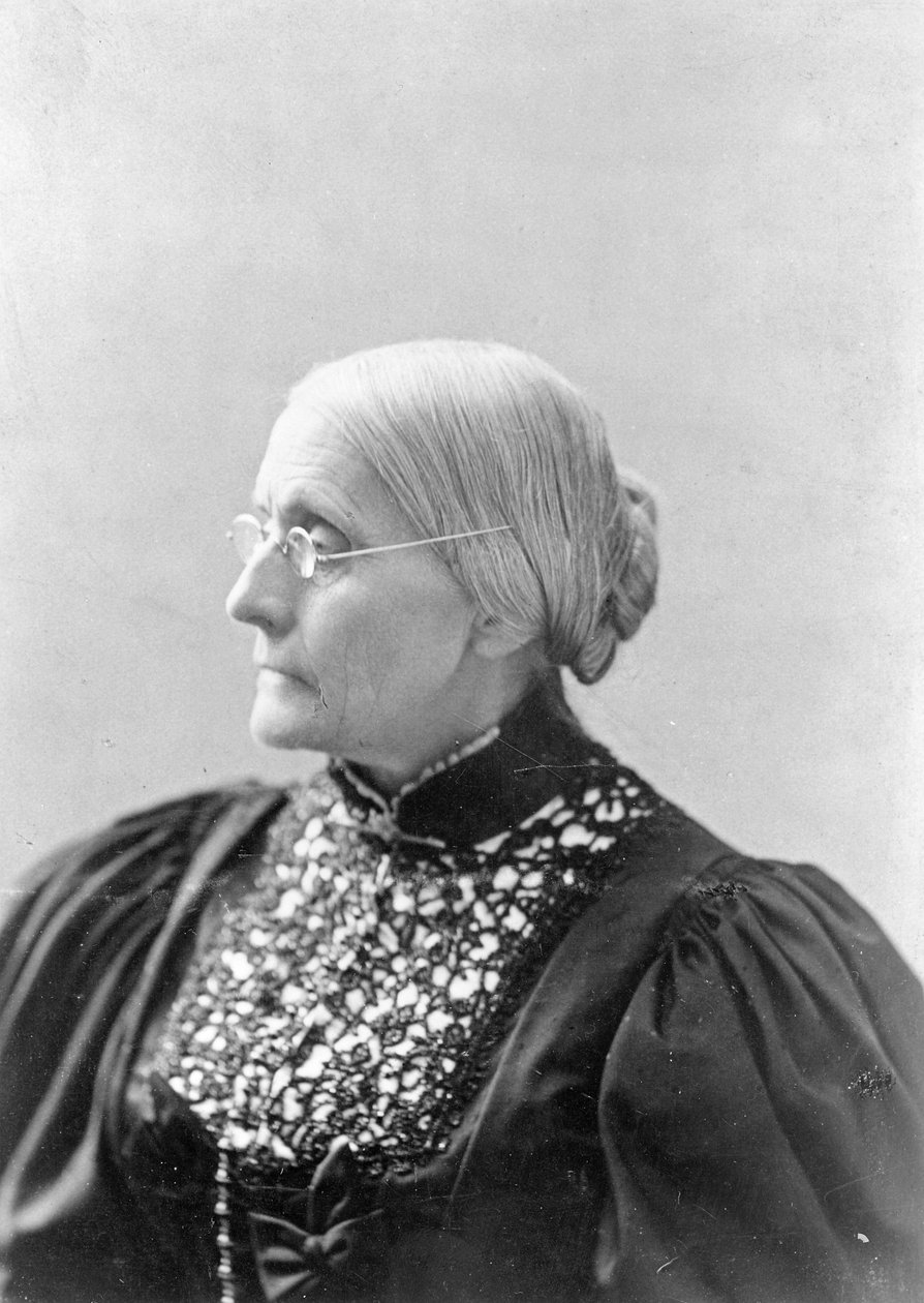 Susan Brownell Anthony (1820-1906) ca.1890-1906 af L. Condon