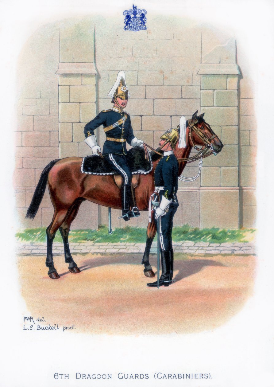 6th Dragoon Guards Carabiniers, 1915. af L. E. Buckell