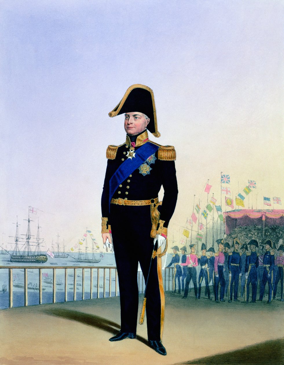 William IV, konge af Det Forenede Kongerige, c1830-1837 af L Mansion