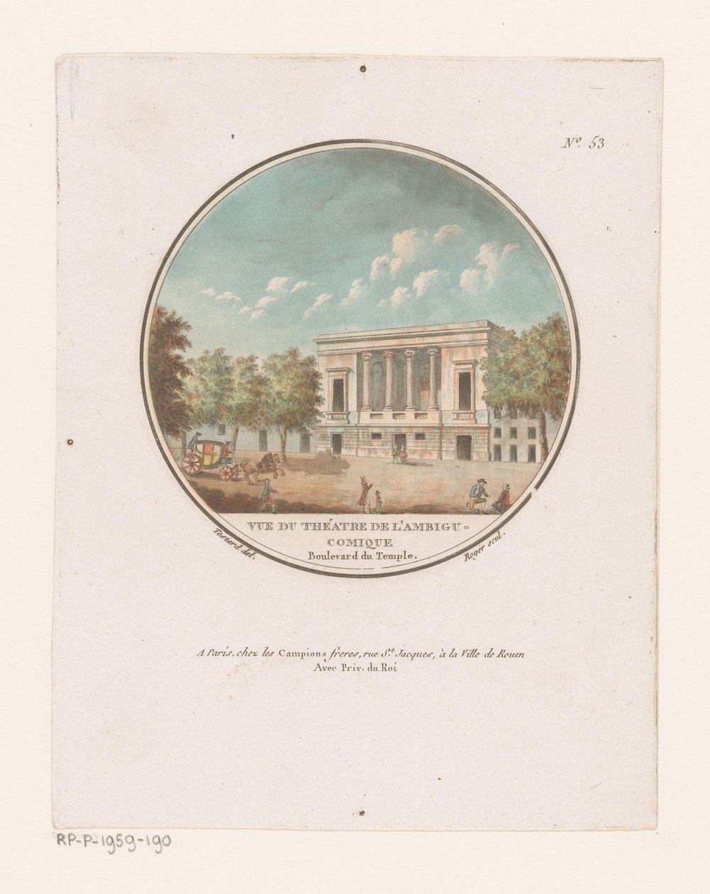 Udsigt over Théâtre de l