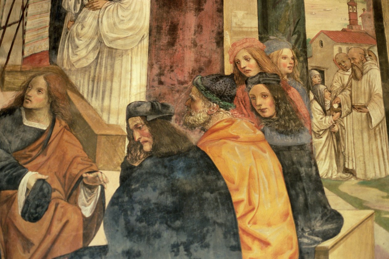 St. Benedikts liv (detaljer) af L. and Sodoma, G. Signorelli