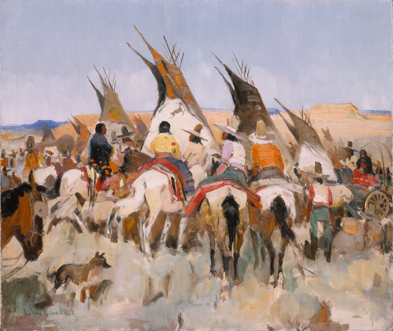 Ceremoni ved Black Lake, 1938. af LaVerne Nelson Black