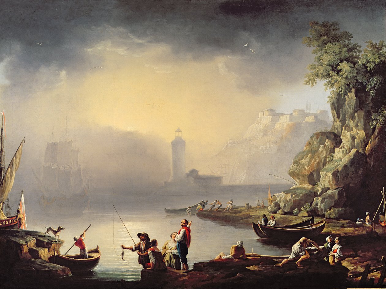 Havnescene af La Croix de Marseilles