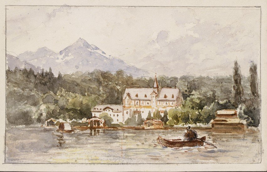Bled-hotel Mallnern af Ladislav Benesch