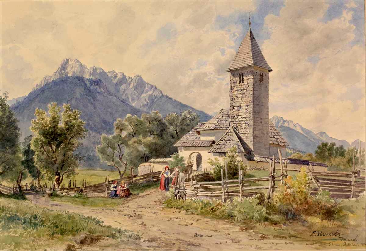 Kirken St. Tomaz i Rateče af Ladislav Benesch