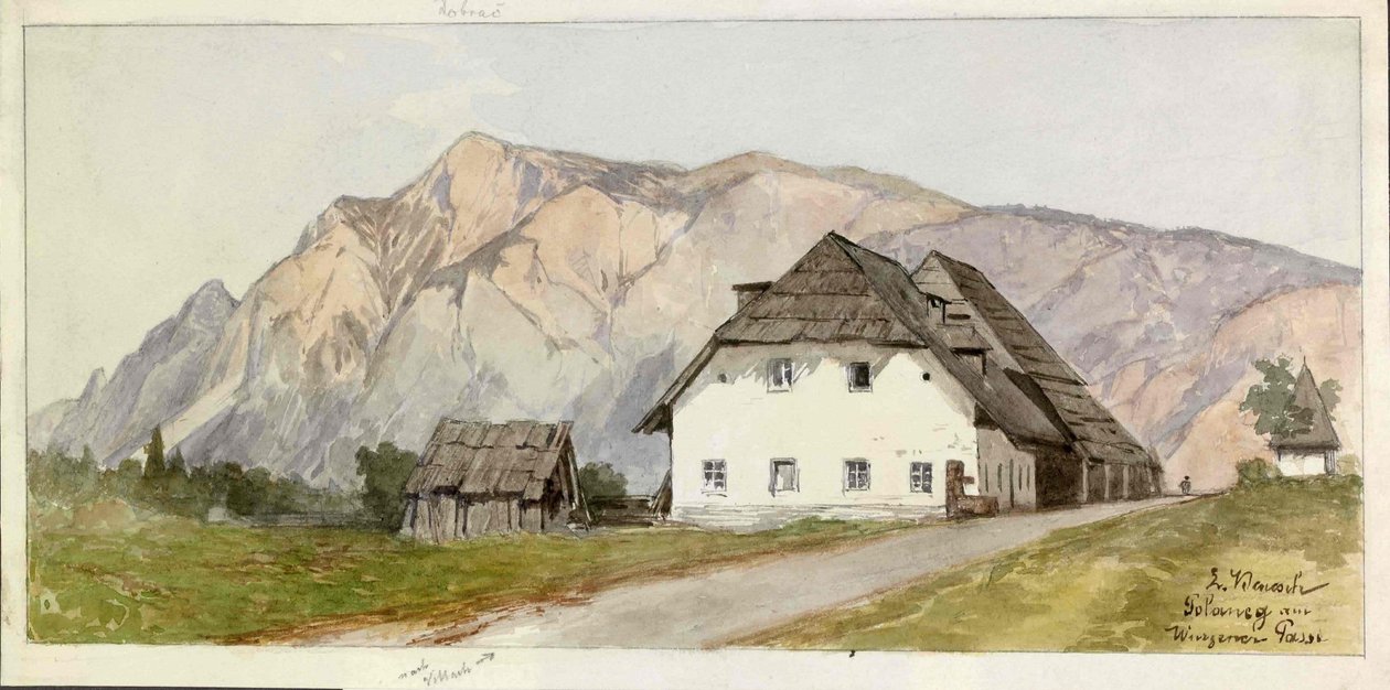 Dobrac s Podkorenskega sedlan af Ladislav Benesch